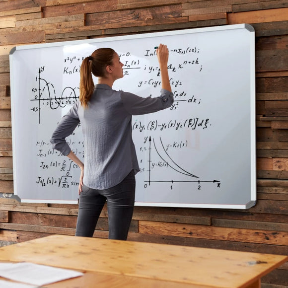 Parrot Whiteboard Slimline Non Magnetic 900x900mm - image 03