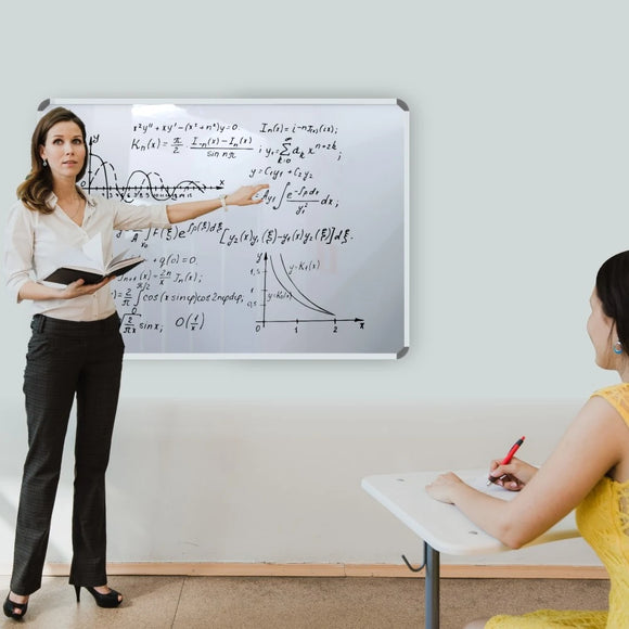 Parrot Whiteboard Slimline Non Magnetic 900x900mm - image 04