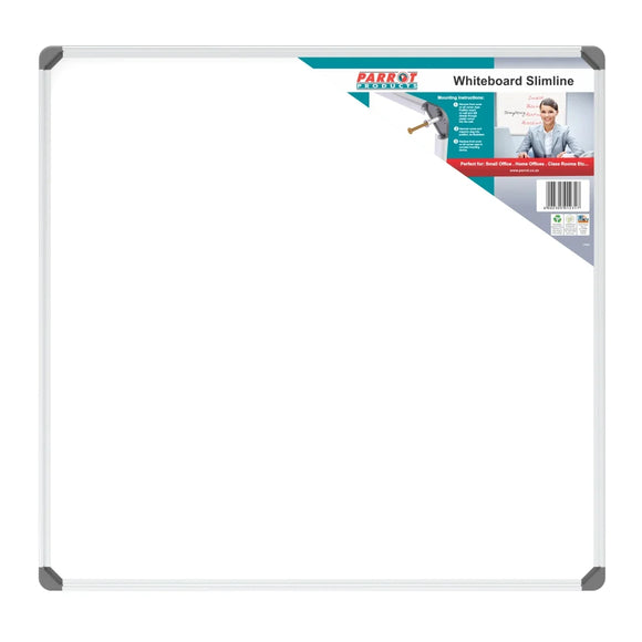 Parrot Whiteboard Slimline Non Magnetic 900x900mm - image 01
