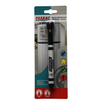 Parrot Marker Whiteboard Magnetic/Eraser Black Single - image 01