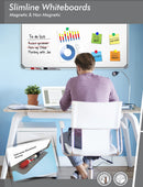 Parrot Whiteboard Slimline Magnetic 300x450mm - image 01