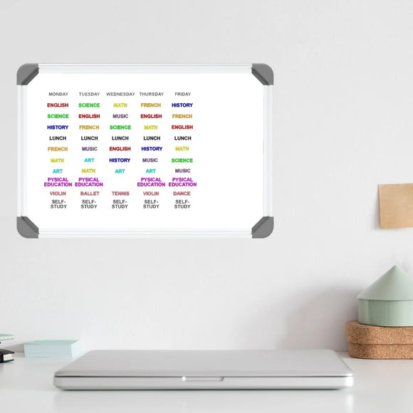 Parrot Whiteboard Slimline Magnetic 300x450mm - image 02