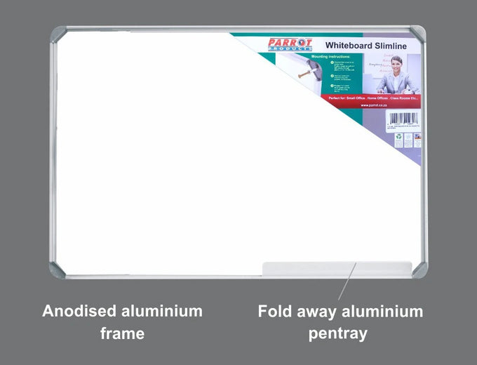 Parrot Whiteboard Slimline Magnetic 300x450mm - image 12