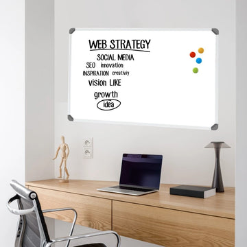 Parrot Whiteboard Slimline Magnetic 900x600mm - image 02
