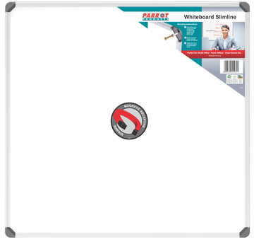 Parrot Whiteboard Slimline Magnetic 900x900mm - image 02