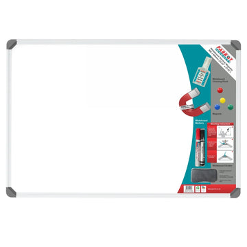 Parrot Whiteboard Slimline Magnetic 900x600mm Retail - image 01