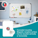 Parrot Whiteboard Slimline Magnetic 1200x900mm Retail - image 05