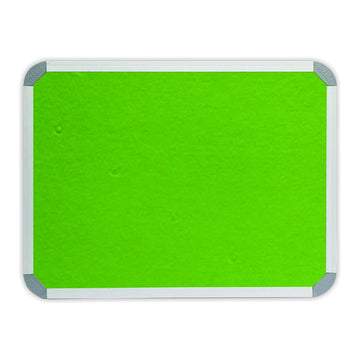 Parrot Info Board Aluminium Frame 1200x900mm Lime Green - image 01