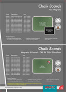 Parrot Chalk Board Magnetic 600x450mm - image 01