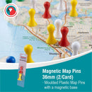 Parrot Magnets Map Pins 36mm (2/Card) Assorted - image 01