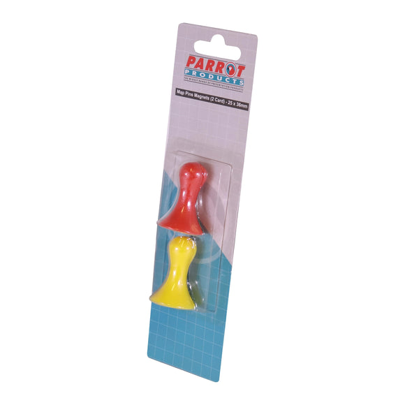 Parrot Magnets Map Pins 36mm (2/Card) Assorted - image 06