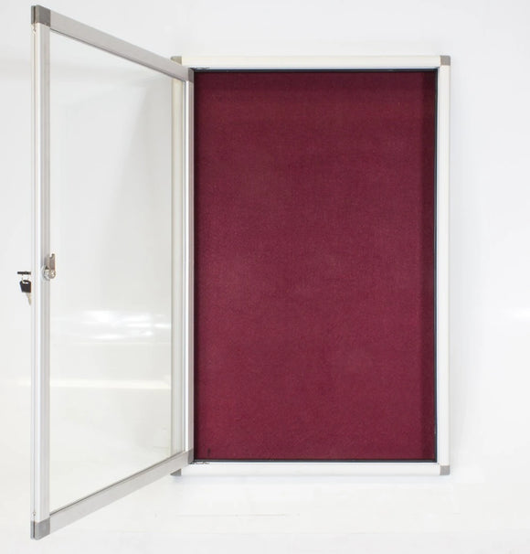 Parrot Display Case Pinning Hinge 900x600mm Burgundy - image 03