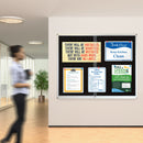 Parrot Display Case Pinning Board 1200x900mm Black - image 08