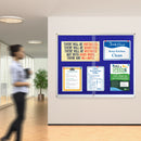 Parrot Display Case Pinning Board 1200x900mm Royal - image 03