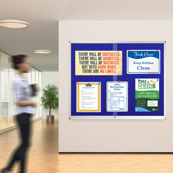 Parrot Display Case Pinning Board 1200x900mm Royal - image 03