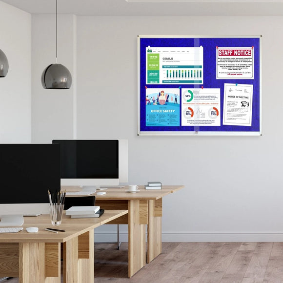 Parrot Display Case Pinning Board 1200x900mm Royal - image 08
