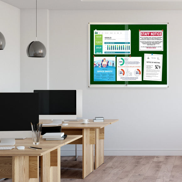 Parrot Display Case Pinning Board 1200x900mm Green - image 03