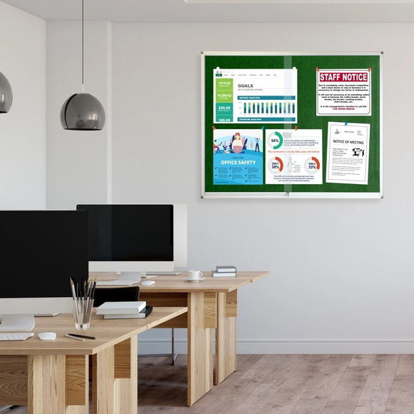 Parrot Display Case Pinning Board 1200x900mm Green - image 05