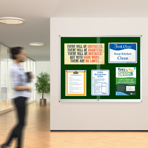 Parrot Display Case Pinning Board 1200x900mm Green - image 07