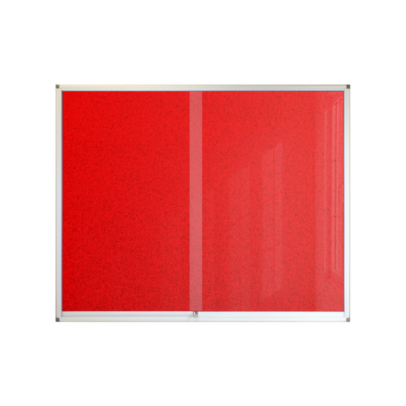 Image of Display Case Pinning Board 1500*1200Mm Red