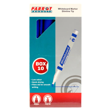 Parrot Marker Whiteboard S/Line Box 10 Blue - image 01