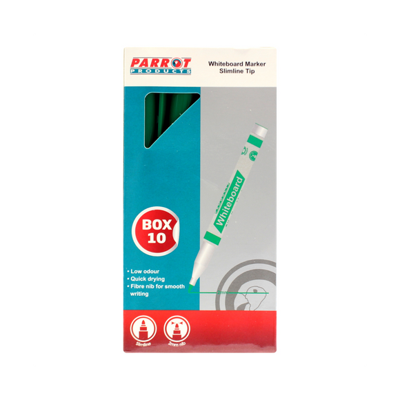 Image of Marker Whiteboard S/Line Box 10 Green