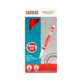 Image of Marker Whiteboard S/Line Box 10 Red