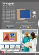 Parrot Info Board Aluminium Frame 600x450mm Purple - image 01