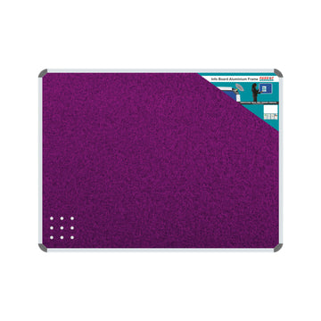 Parrot Info Board Aluminium Frame 600x450mm Purple - image 01