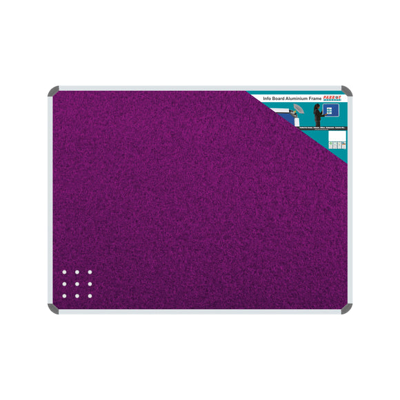 Parrot Info Board Aluminium Frame 600x450mm Purple - image 01