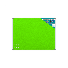 Image of Info Board Aluminium Frame 600*450Mm Lime Green