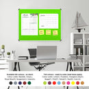 Parrot Info Board Aluminium Frame 600x450mm Lime Green - image 01