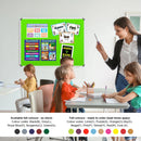 Parrot Info Board Aluminium Frame 600x450mm Lime Green - image 02