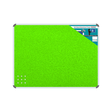 Parrot Info Board Aluminium Frame 600x450mm Lime Green - image 01