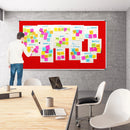 Parrot Info Board Aluminium Frame 1500 x 1200mm Orange - image 01