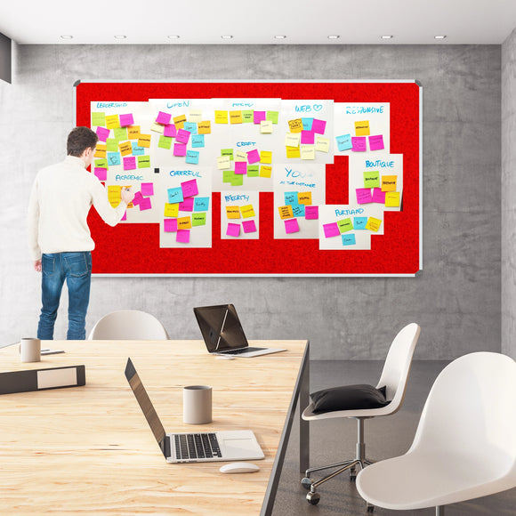 Parrot Info Board Aluminium Frame 1500 x 1200mm Orange - image 01