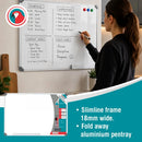 Parrot Whiteboard Slimline Non Magnetic 900x600mm Retail - image 03