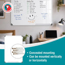 Parrot Whiteboard Slimline Non Magnetic 900x600mm Retail - image 06