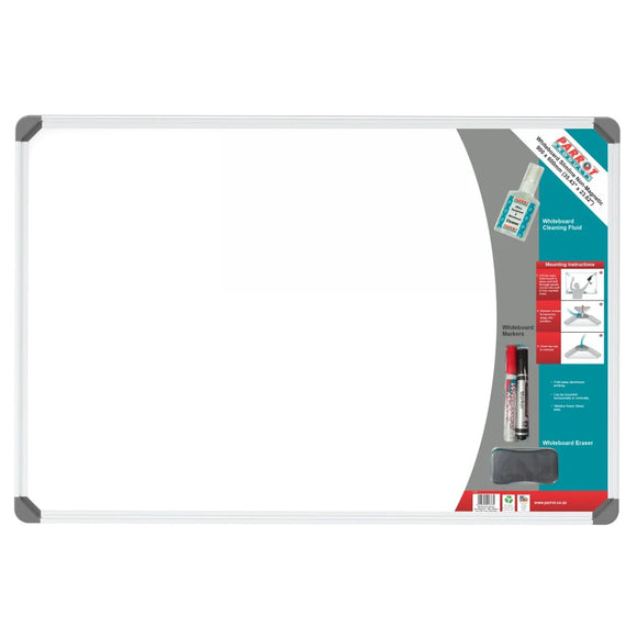 Parrot Whiteboard Slimline Non Magnetic 900x600mm Retail - image 01