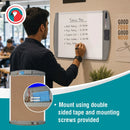 Parrot Whiteboard Slimline Non Magnetic 600x450mm Retail - image 04