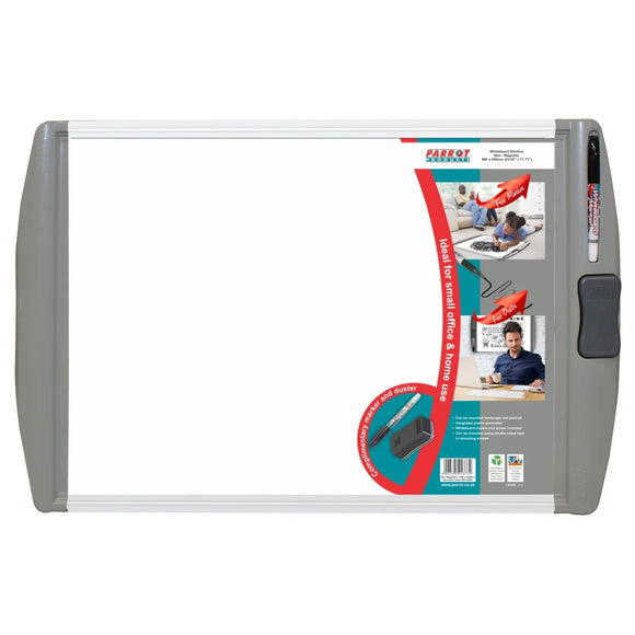 Parrot Whiteboard Slimline Non Magnetic 600x450mm Retail - image 01