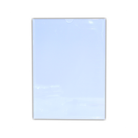 Image of Perspex Pocket Clear / White Backing A2 Portrait