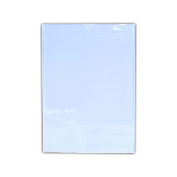 Image of Perspex Pocket Clear / White Backing A2 Portrait