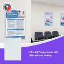 Parrot Perspex Pocket Clear / White Backing A2 Portrait - image 03
