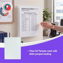 Parrot Perspex Pocket Clear / White Backing A4 Portrait - image 08