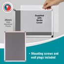 Parrot Poster Frame A2 655x480mm Chrome Corner - image 03