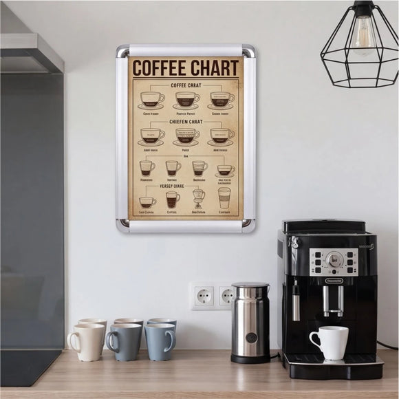 Parrot Poster Frame A4 360x270mm Chrome Corner - image 10