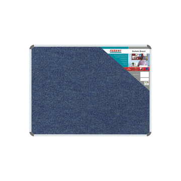 Image of Bulletin Board Ribbed Alum Frame 1200*900Mm Denim