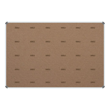Parrot Bulletin Board Ribbed Alum Frame 1200x900mm Denim - image 01