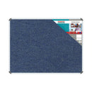 Parrot Bulletin Board Ribbed Alum Frame 1200x900mm Denim - image 02